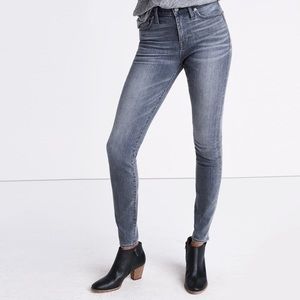 Madewell 9" High Riser Skinny Skinny Grey, NWT,25